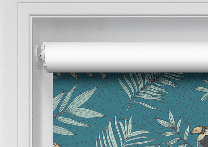 Jungle, Tropics Blue - Twist&Fit Roller Blind - Image 10